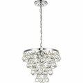 Lighting Business 10.9 x 13 in. Kora 3 Light Chrome Pendant LI2945025